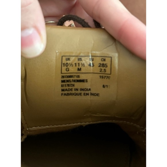 Clarks Tilden Walk Oxford Dress Shoes Lace Up Tan Leather Men's 11.5 M USED - Picture 7 of 7